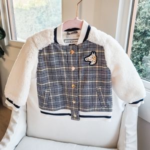 Janie and Jack Shearling Bomber Jacket